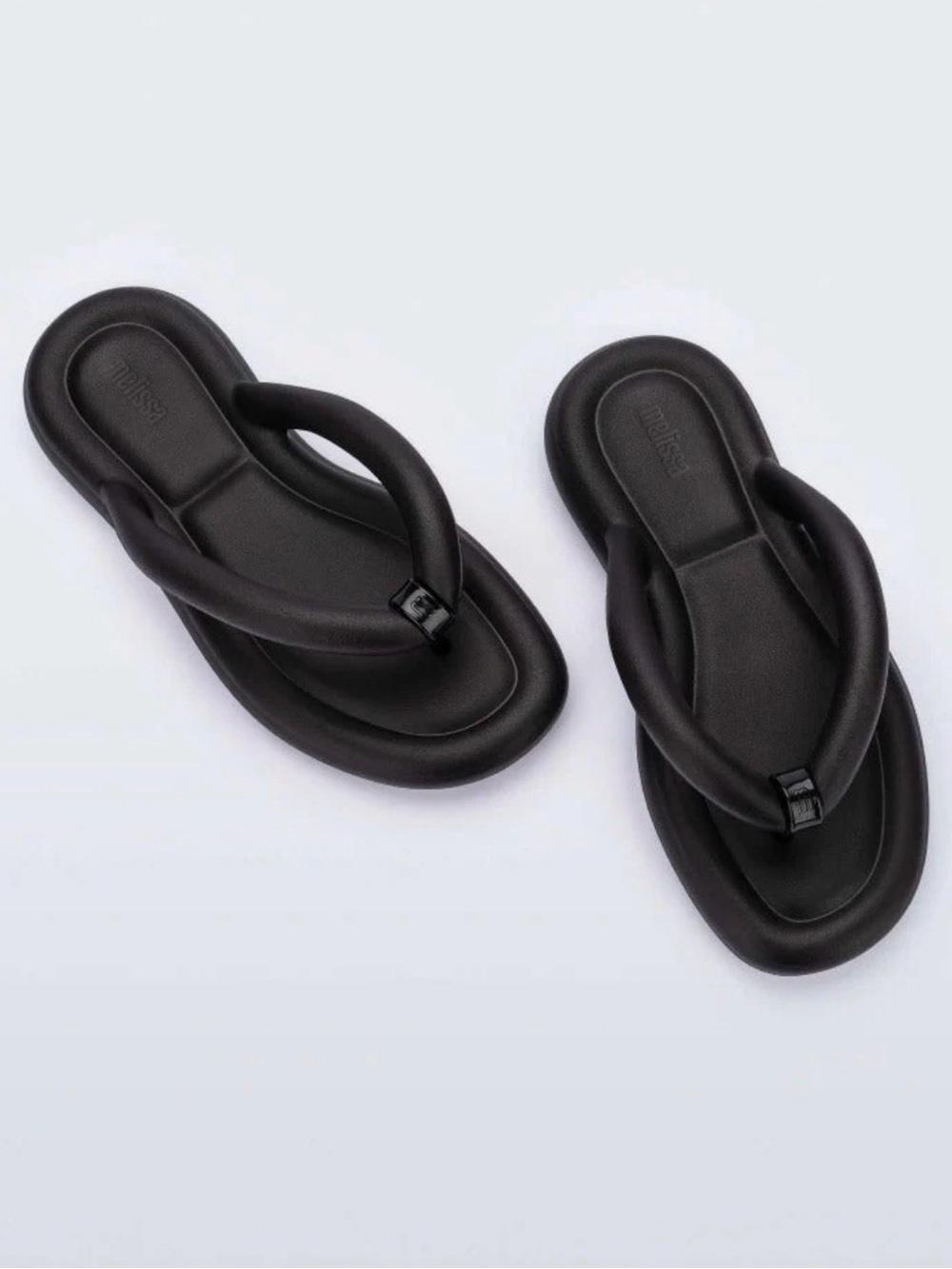 Melissa Black Foam Flip Flop Sandals